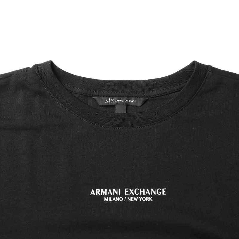 阿玛尼 ARMANI EXCHANGE 女士棉质侧开叉短袖长款连衣裙8NYACF YJG3Z