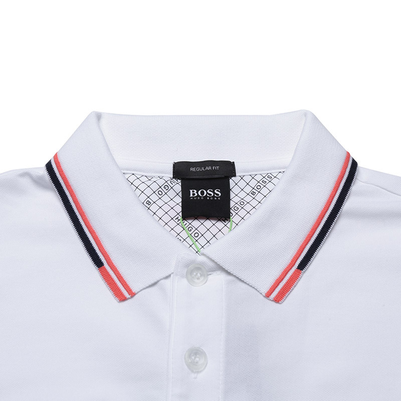 HUGO BOSS 雨果博斯 男士 棉/聚酯纤维短袖POLO衫 50430796