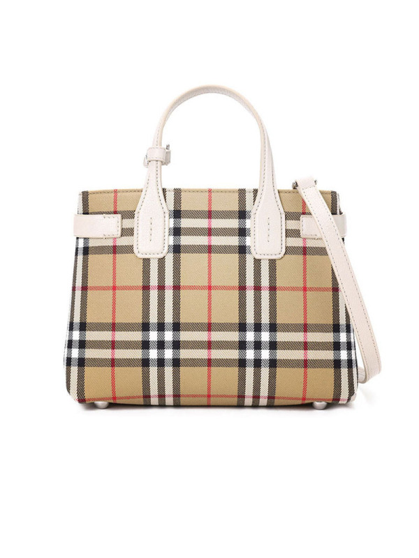 预订 BURBERRY Banner 经典格纹 手提 斜挎包