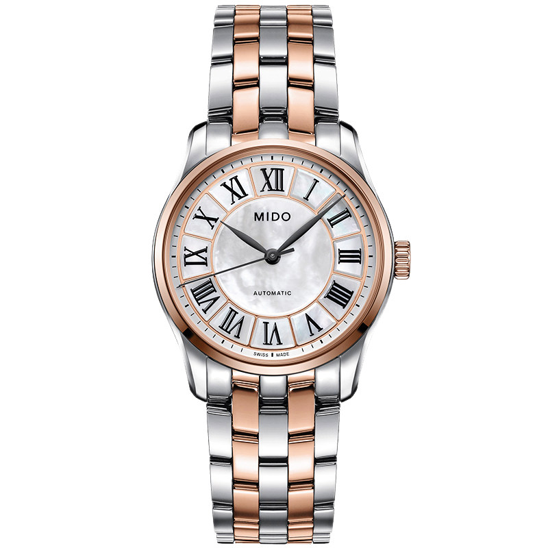 美度mido瑞士手表布鲁纳系列自动机械钢带女士手表m0242072211000参数