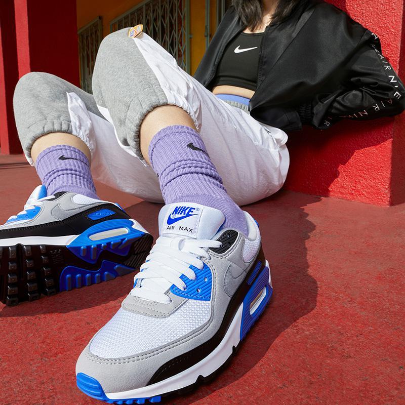 耐克（NIKE）女鞋AIR-MAX-90运动鞋气垫休闲跑步鞋CD0490