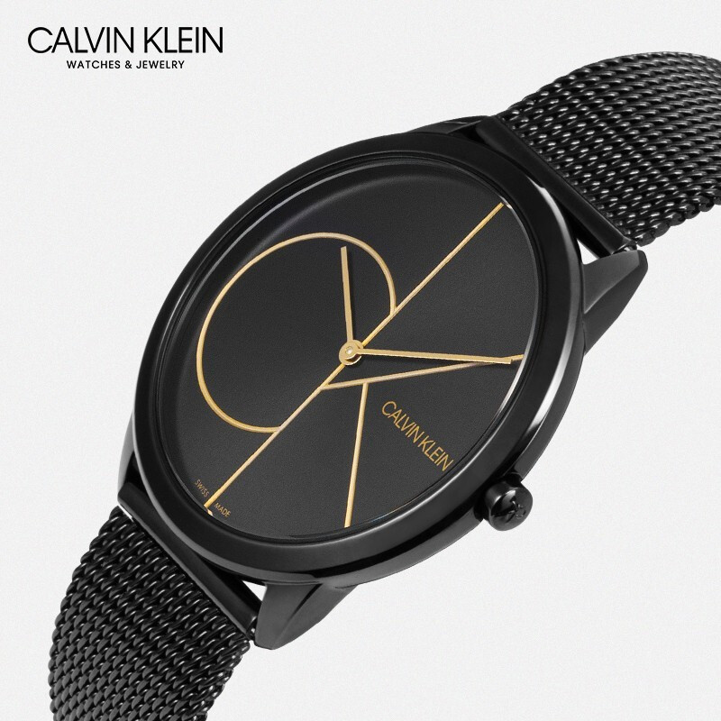 CK卡文克莱（CalvinKlein)手表Minimal系列时尚休闲商务石英男士手表K3M214X1