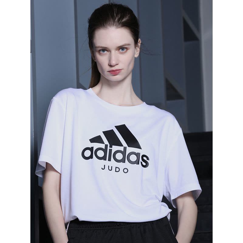 adidas阿迪达斯运动休闲T恤男女同款圆领短袖 ADICTJ-WB-1图片