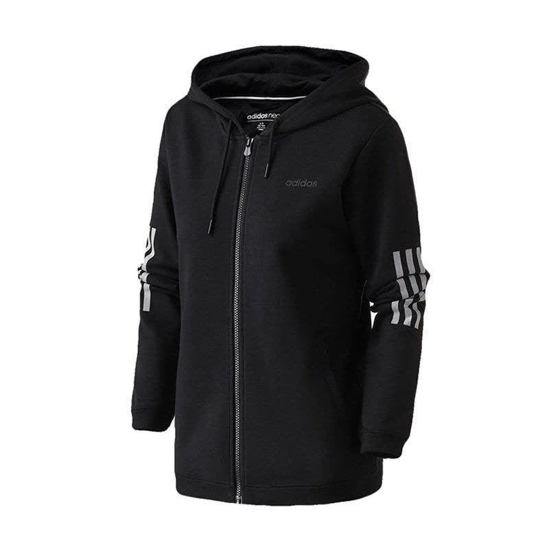 ADIDAS阿迪达斯女子休闲舒适运动外套夹克连帽外套DM2056图片
