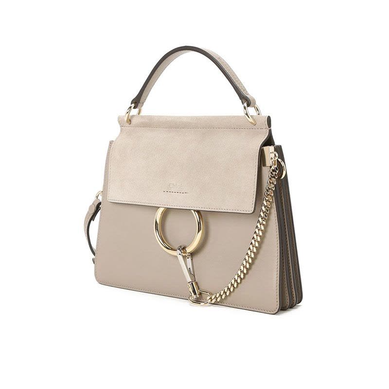 预订 CHLOE Faye 小号 手提单肩斜挎包CHC20SS203 金扣图片