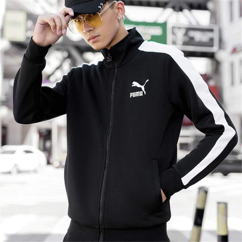 PUMA彪马男装T7运动服休闲针织外套531377