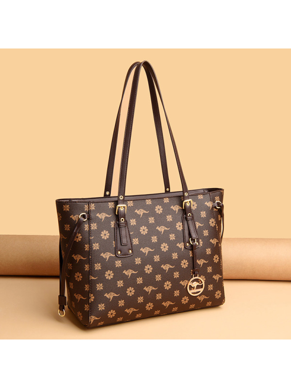 包包女包新款斜挎包女单肩包女时尚印花大容量托特包