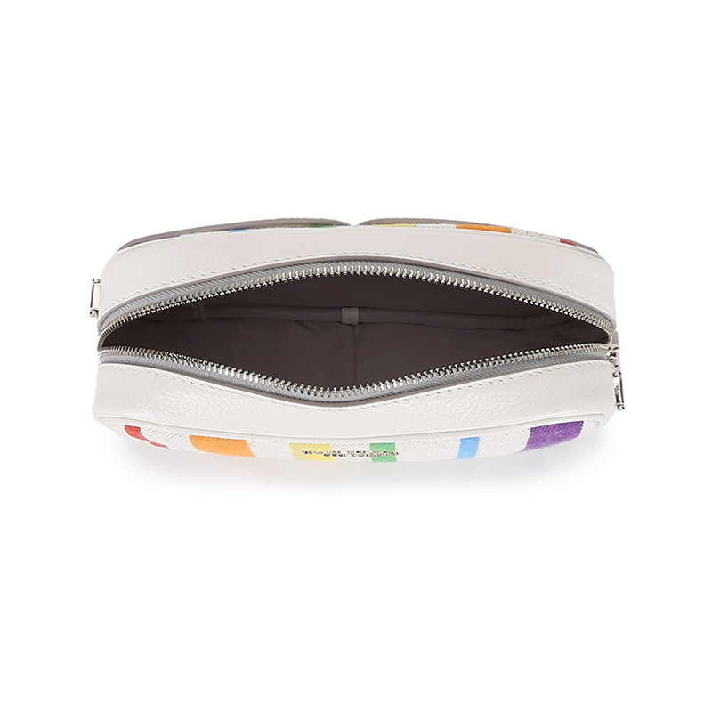 凯特·丝蓓 Kate Spade 奢侈品 女士中号织物/牛皮革pride单肩斜挎包相机包PXR00526