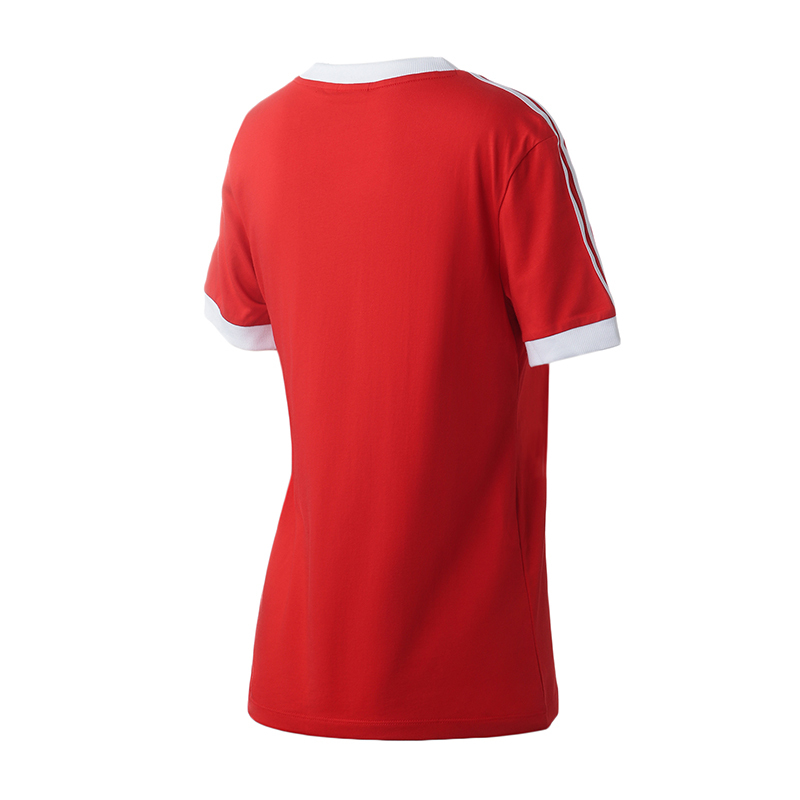 adidas阿迪达斯三叶草女装运动服休闲圆领短袖T恤FM3318