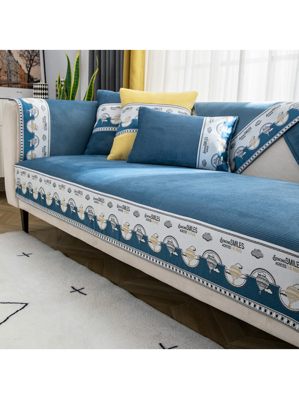 Ceba沙发垫四季通用北欧简约现代防滑坐垫轻奢风套罩扶手靠背巾全盖布