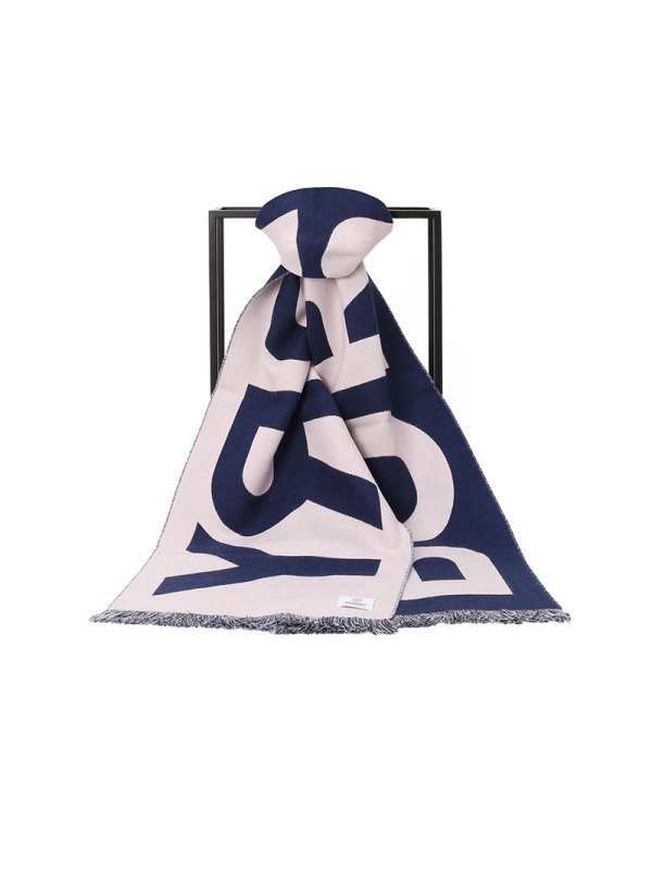 博柏利 BURBERRY 围巾 字母印字标毛质织物8033715 男女同款围巾