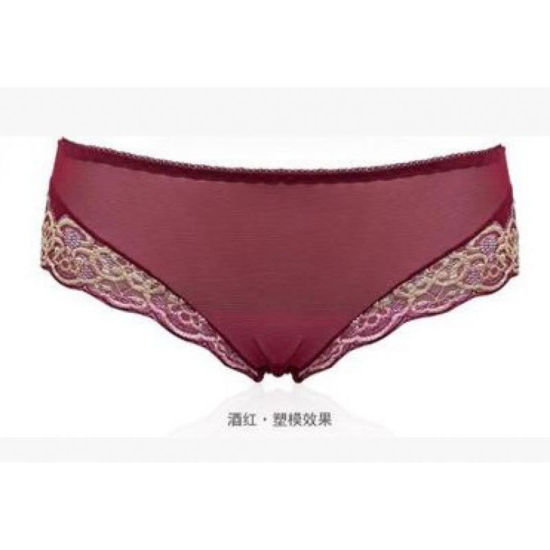 刺绣蕾丝花边性感提臀女士背心款文胸配套中腰内裤图片