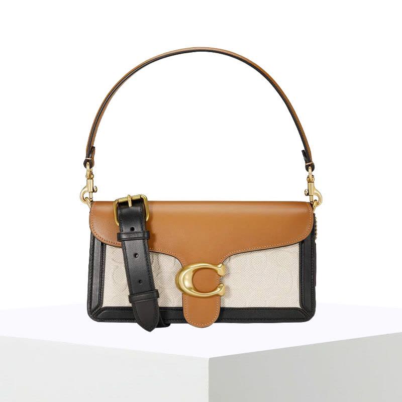 预订COACH\蔻驰 TABBY 通勤肩背 手提单肩包 C扣压纹皮 26*15*7.5CM图片