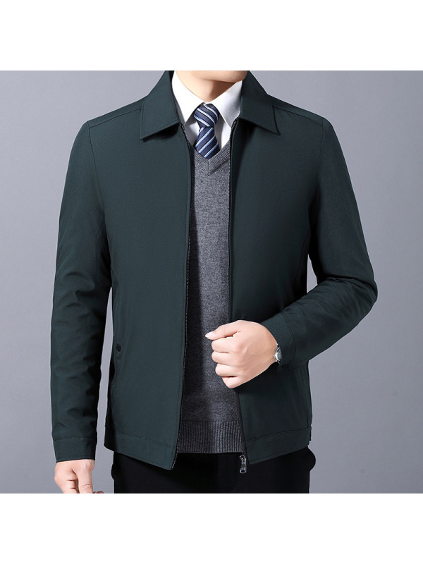 冬季中老年男士外套男装休闲保暖棉衣爸爸装棉衣外套特厚