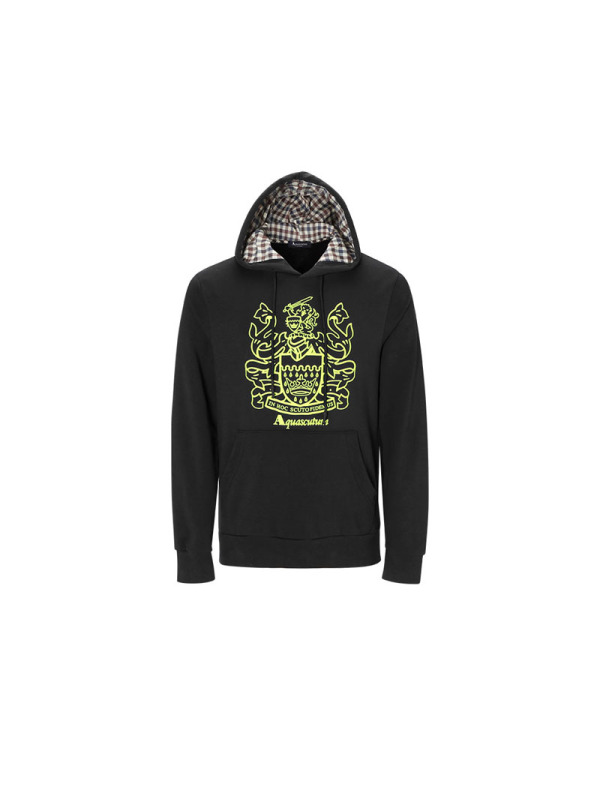 雅格狮丹AQUASCUTUM 男士卫衣 图型印花棉质QMFOO6L0