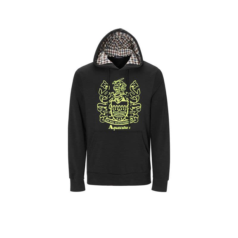 雅格狮丹AQUASCUTUM 男士卫衣 图型印花棉质QMFOO6L0图片