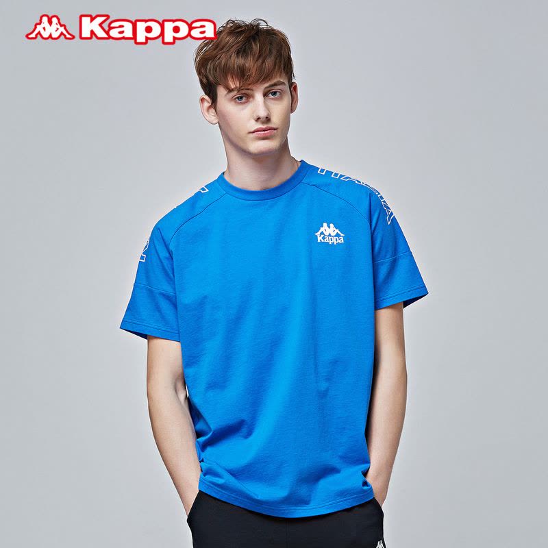 Kappa卡帕男运动短袖休闲T恤半袖运动短袖|K0815TD62D图片