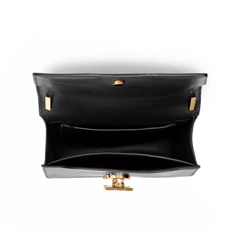 BURBERRY TB 专属标识皮革锁扣包单肩包 迷你 17*6*12.5CM图片