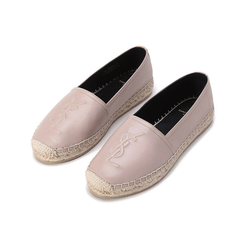 圣罗兰 SAINT LAURENT 女士皮革渔夫鞋平底鞋休闲鞋458573 0RR00