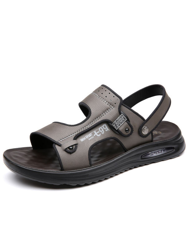 男士凉鞋男潮新款外穿耐磨沙滩鞋软底软面男式凉拖鞋