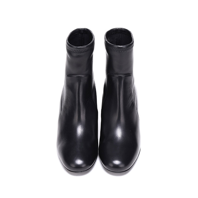 Salvatore Ferragamo 萨瓦托·菲拉格慕 女士牛皮花朵跟造型高跟短靴 0672923