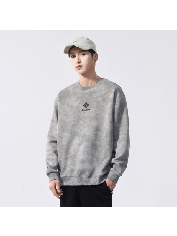 重磅卫衣男款春秋潮牌宽松套头上衣男新款圆领长袖春季打底衫