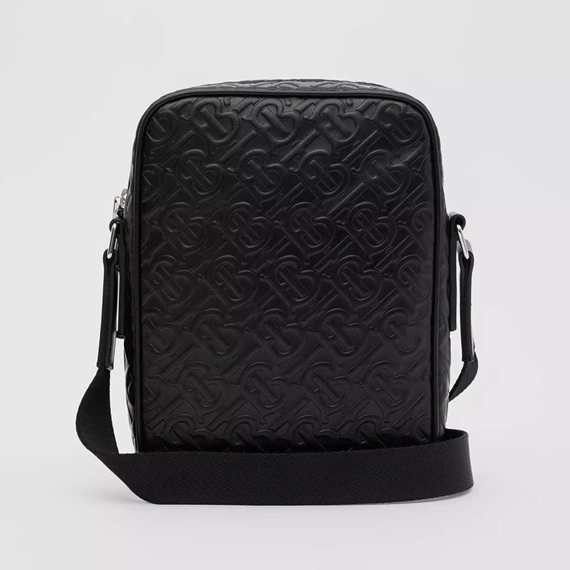 【预定】BURBERRY/博柏利 专属标识皮革斜背包 17*5.5*22CM图片