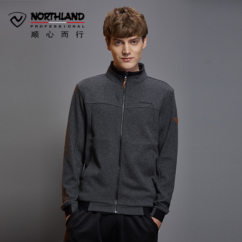 诺诗兰(NORTHLAND)户外男式防风保暖休闲卫衣GL065603