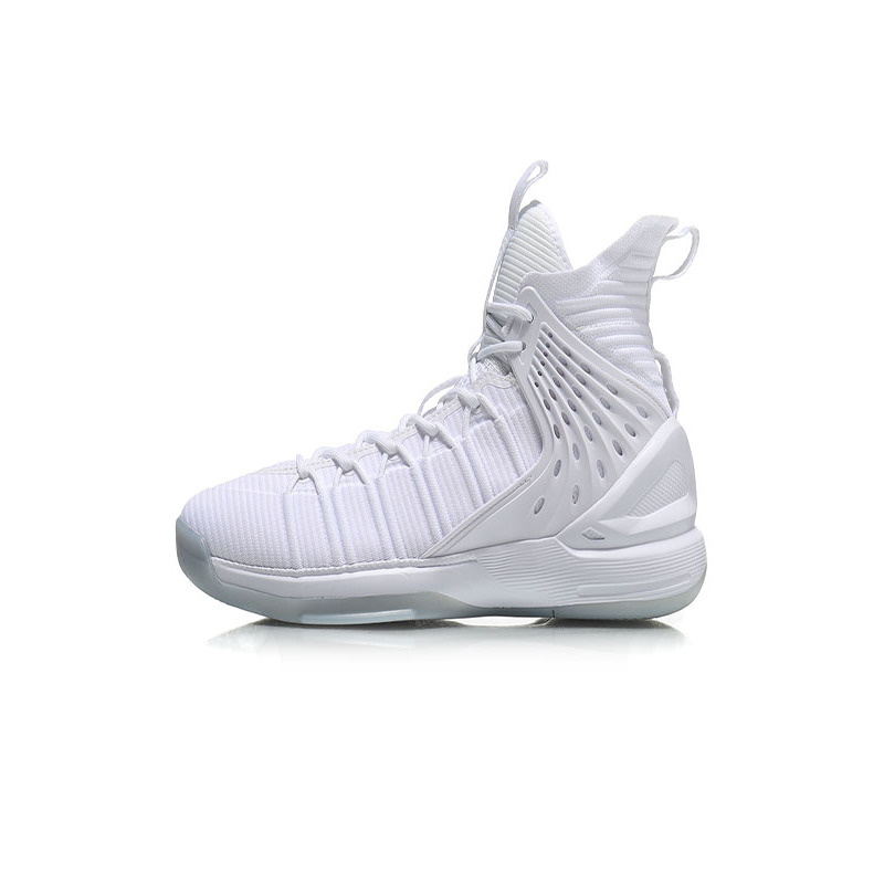 李宁 溯系列文武双全凤舞 男款篮球鞋aban075耐磨小白鞋