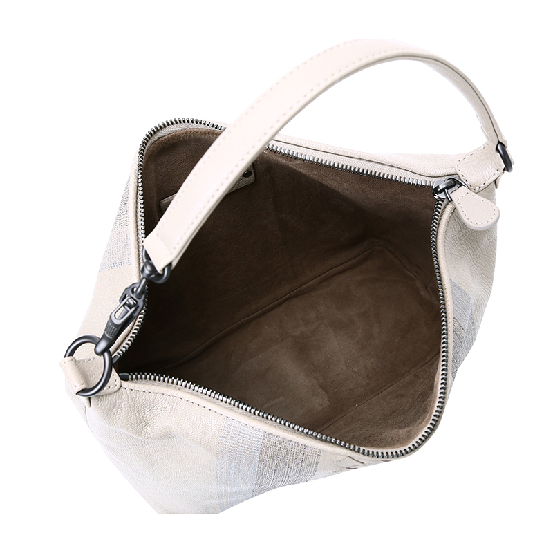 Bottega Veneta/葆蝶家 编织Madras条纹 单肩包 239988