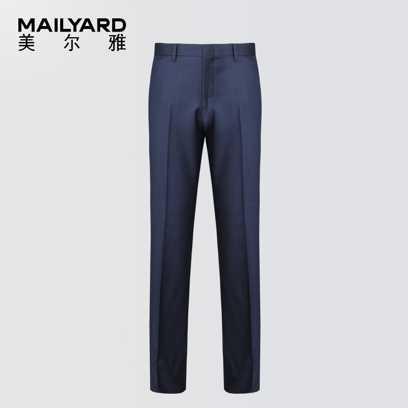 美尔雅(MAILYARD)西裤 纯羊毛商务男士西裤 春夏男式正装长裤 286