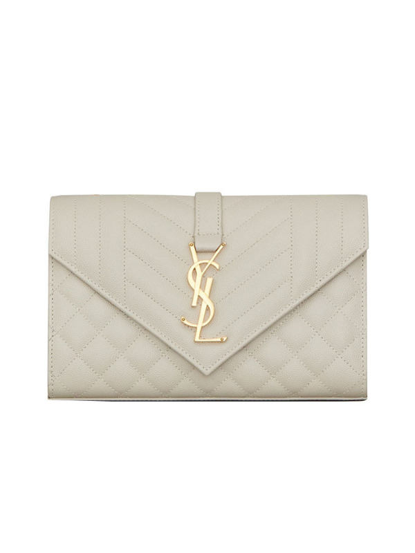 【预定】YSL/圣罗兰 ENVELOPPE 小号颗粒纹理压花真皮包 526286 21*13*6CM