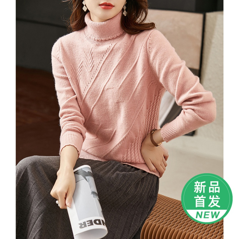 ounixue欧昵雪 | 慵懒风高领软糯毛衣女冬季长袖宽松厚保暖打底衫通勤