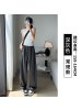冰丝速干运动裤女薄款夏季2026新款垂感显瘦小个子凉凉阔腿裤
