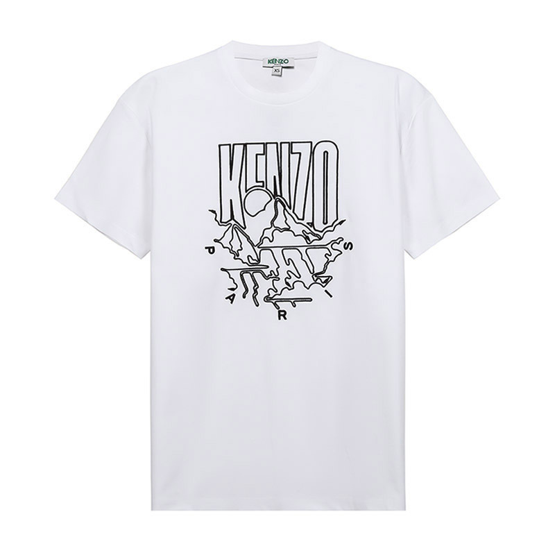 Kenzo 高田贤三 女士棉质宽松版圆领短袖T恤衫 F96 2TS950 4Y6