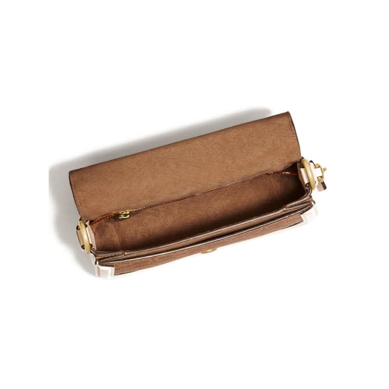 COACH 蔻驰 BEAT 马鞍包 C带扣 织物拼皮 C3837 预售图片