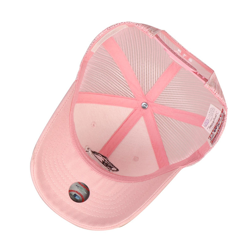 MLB 夏季NY棒球帽子 女款愤怒小熊网 眼鸭舌帽 32CPM3611-02P