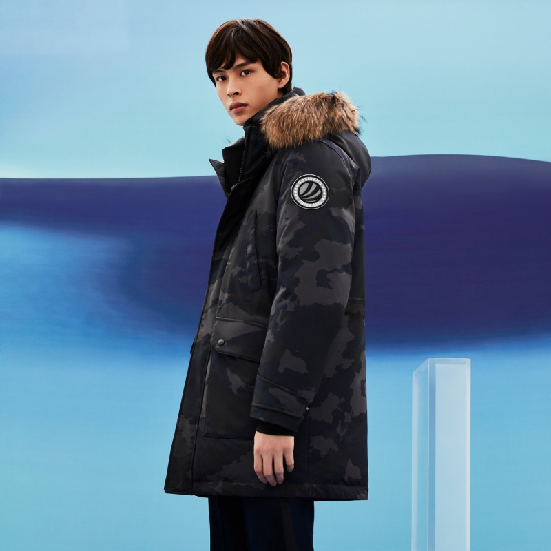 波司登2020新款男士中长款鹅绒加厚极寒冬装羽绒服外套b00142939