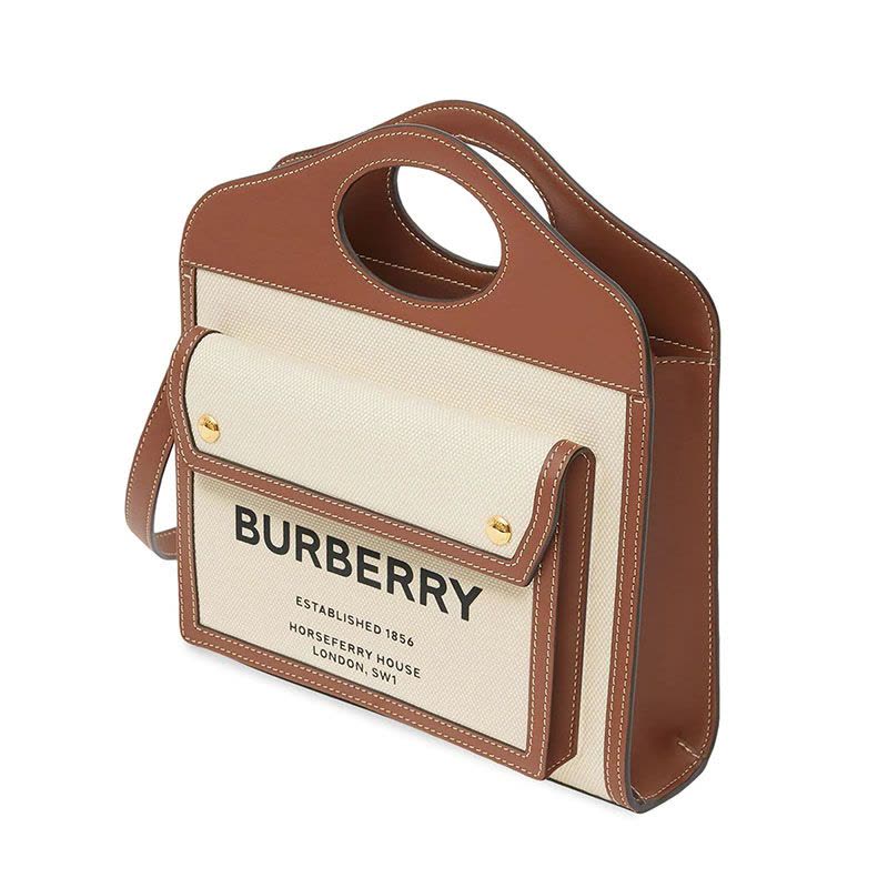 预售 BURBERRY 博柏利 POCKET 徽标 字母徽标 帆布织物 8039361图片