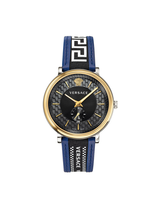 versace范思哲复古休闲时尚防水石英男士手表vebq01419