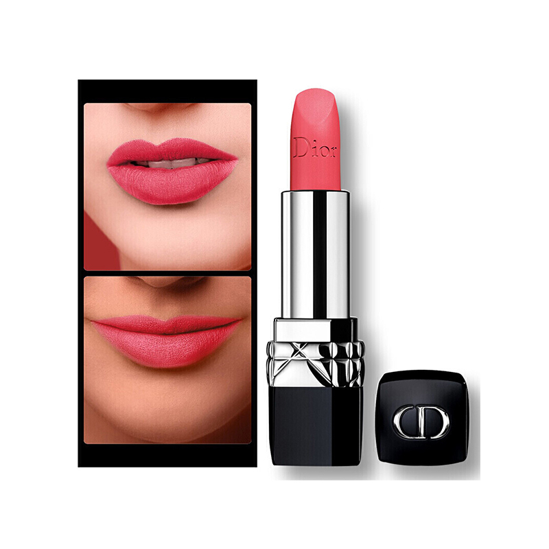 国内专柜版克丽丝汀迪奥烈艳蓝金唇膏哑光系列77135g