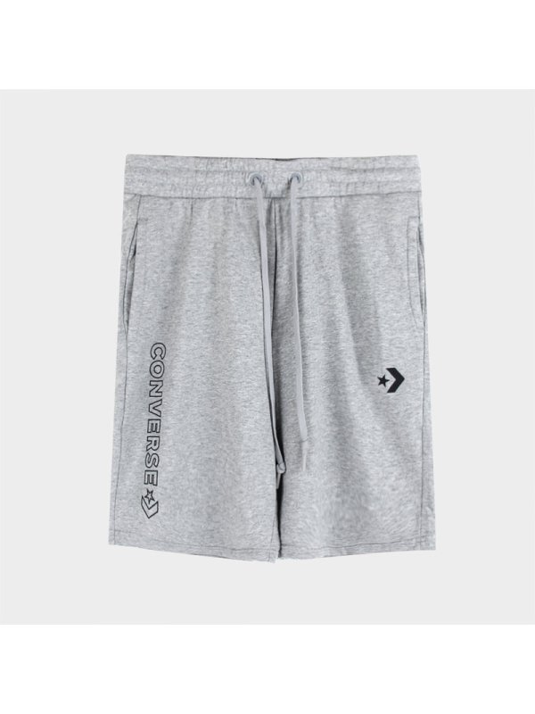 CONVERSE匡威夏季男子跑步训练星箭宽松针织短裤10007237-A01