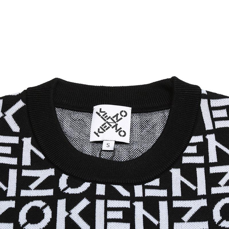 高田贤三 KENZO 男士KENZO SPORT系列微厚圆领短袖针织衫T恤FC5 5PU692 3SC