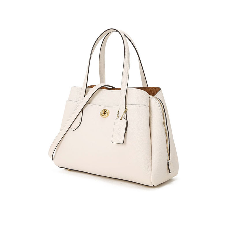 预订 COACH\蔻驰 LORA通勤单肩包 椭圆扣粒面皮