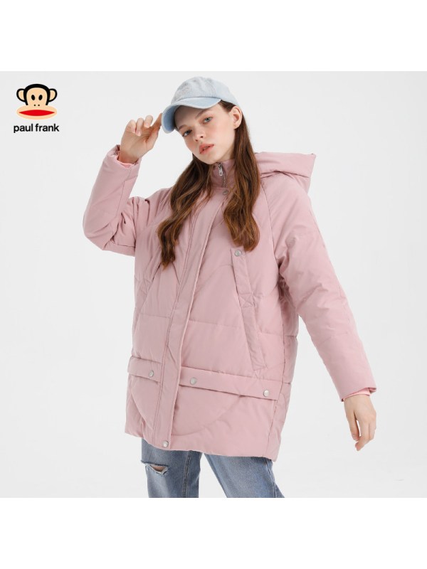 Paul Frank/大嘴猴冬装年新款棉衣女韩版宽松学生可爱棉服X