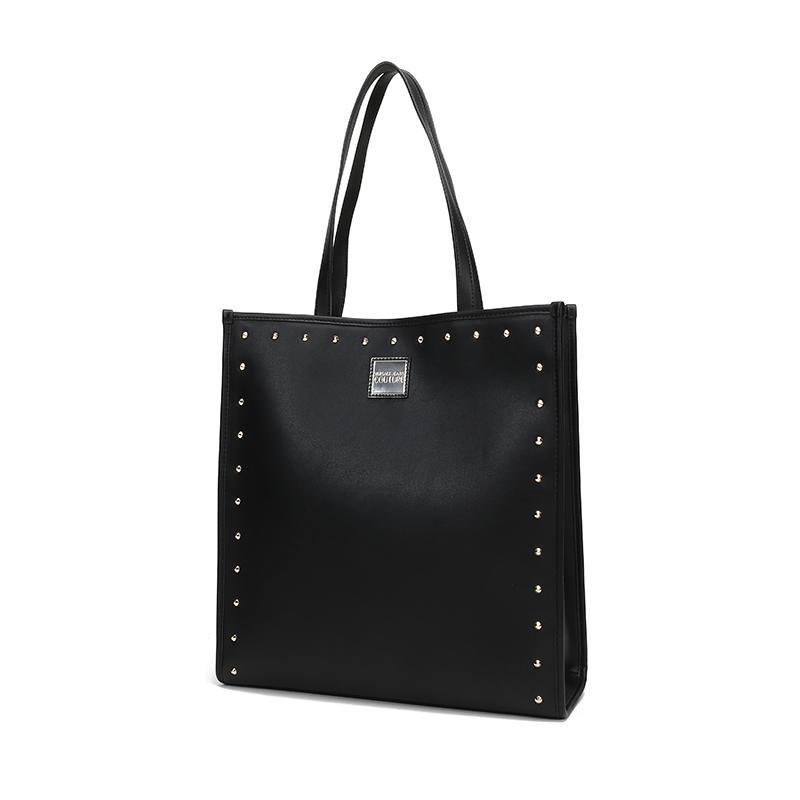 VERSACE JEANS COUTURE 范思哲 奢侈品 女士 铆钉装饰大号手提包 E1VVBBE2 71407