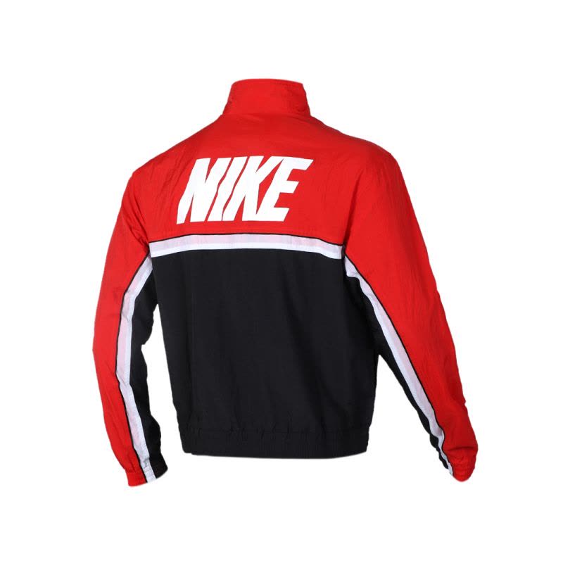 耐克男装2019秋季新款运动休闲服篮球夹克立领防风外套AV9756-657图片