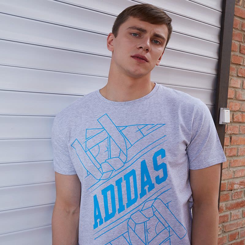 adidas阿迪达斯跆拳道男装春季短袖T恤运动服ADITSG1-GYBU图片