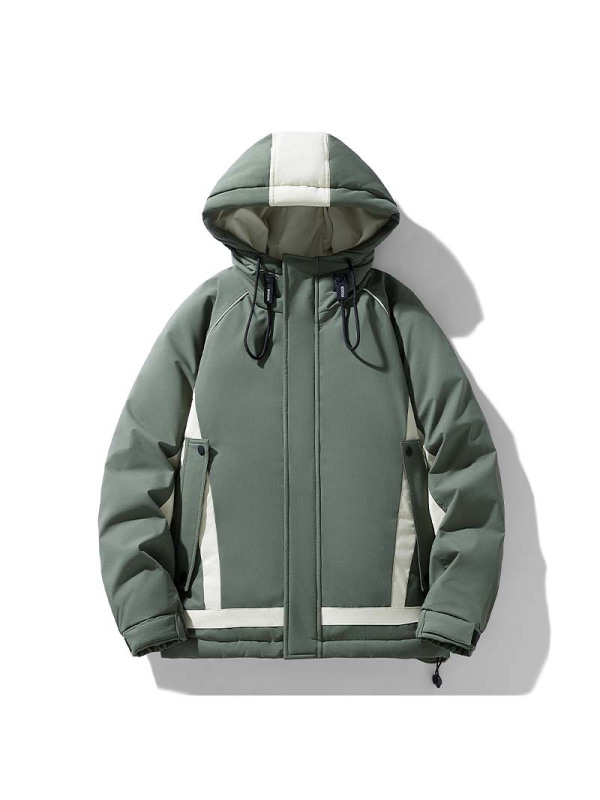 羽绒服男冬季新款情侣潮流宽松舒适潮男女同款时尚青少年连帽外套