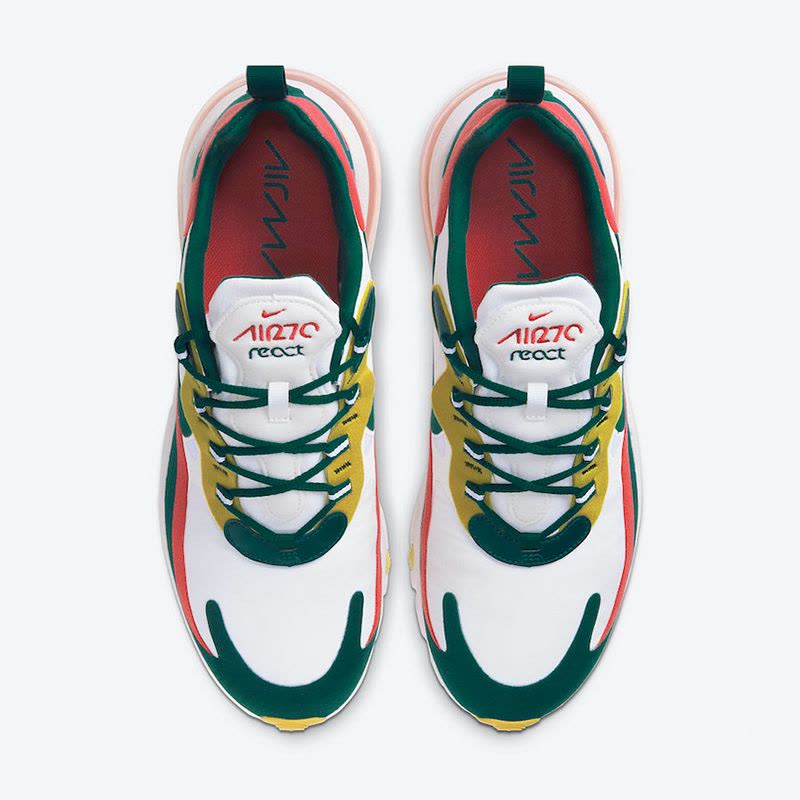 NIKE AIR MAX 270 REACT 男子气垫缓震耐磨运动跑步鞋 CT1264-103图片